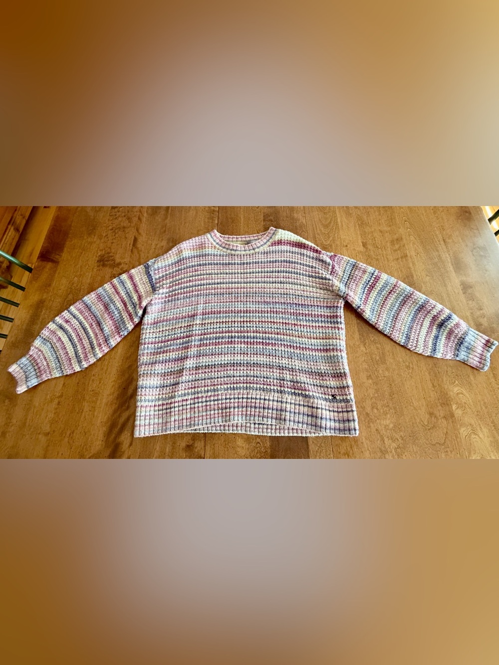 Fatface Pastel Multicolor Striped Knit Sweater - Women’s Size 12